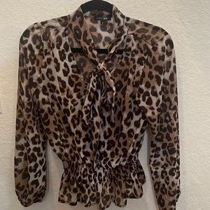 Cute Leopard Blouse
